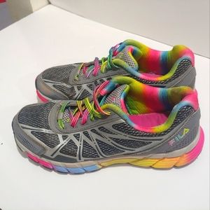 Fila Windmill Energized Sneakers Size 8 Neon Shoes